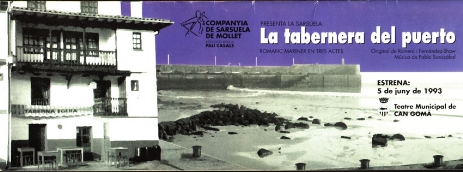 Cartel de La Tabernera del Puerto